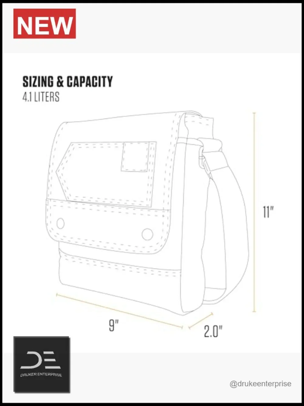 Rugged Water Repellent Messenger Crossbody Bag with Laptop Sleeve